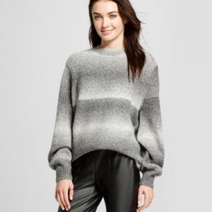 WhoWhatWear grey ombré sweater